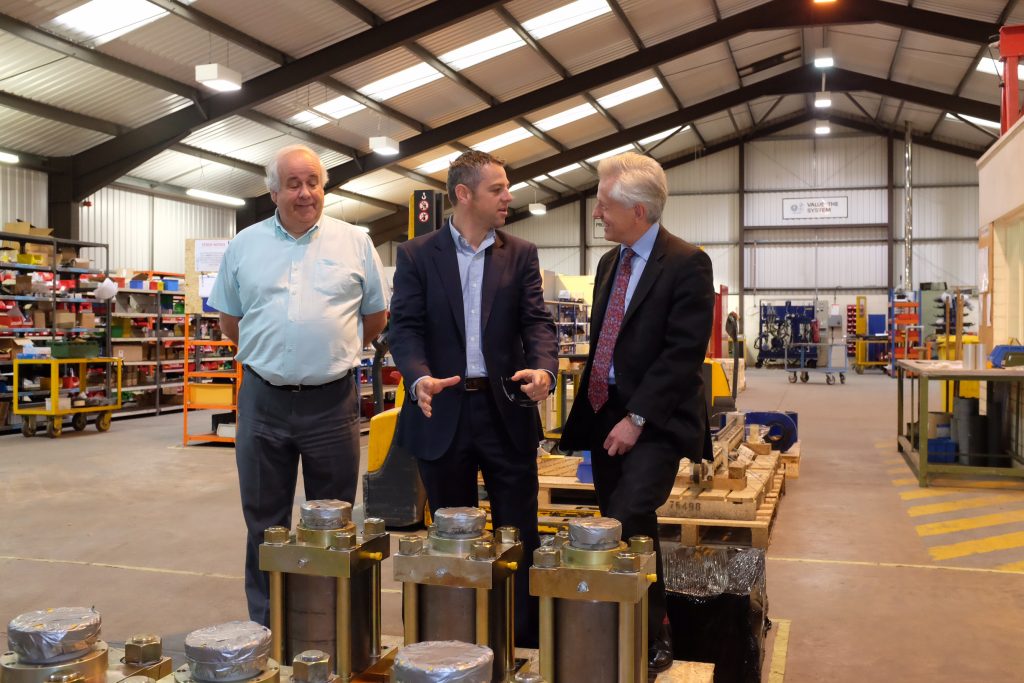 Gloucester MP celebrates Gloucester exporter Helipebs receiving first ...