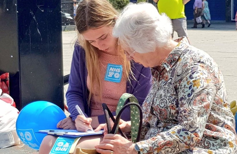 NHS stall