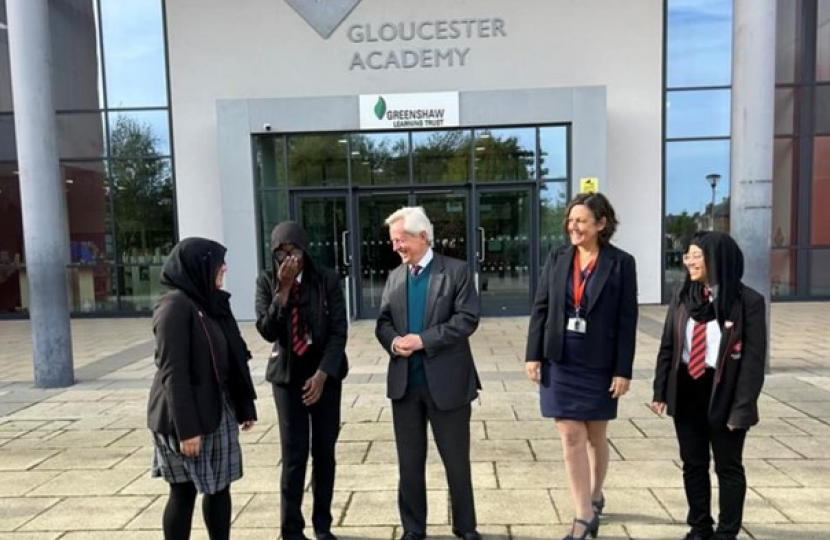 MP Richard Graham supports improved school results in Gloucester