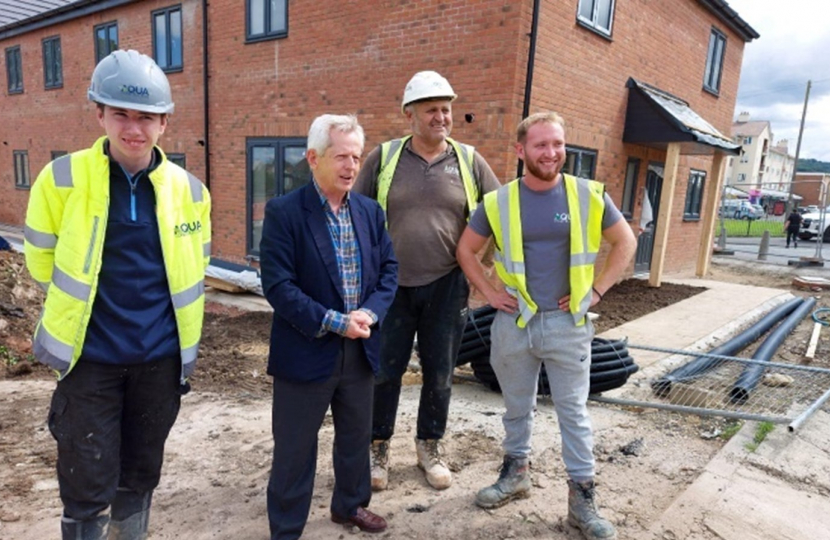 MP Richard Graham has been encouraging progress on energy efficient housing in Matson and Podsmead