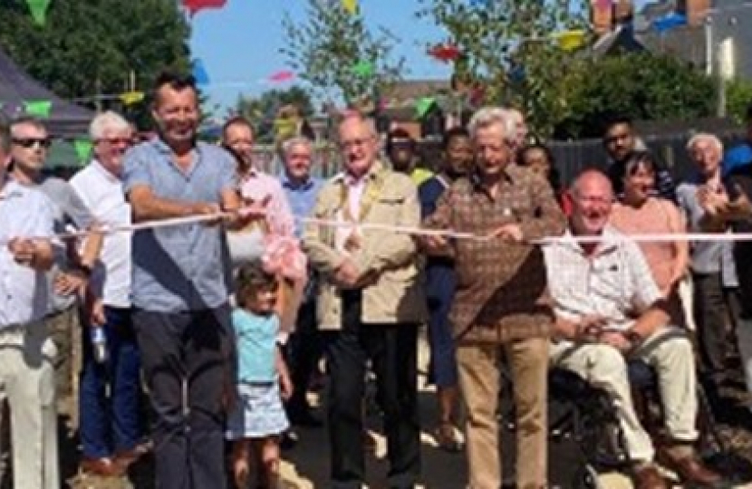 Local community opens Sudbrook Garden